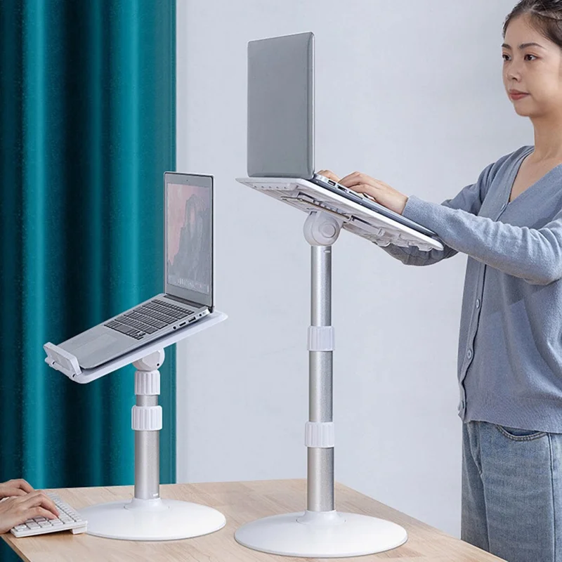 Height Angle Adjustable Book Stand Desktop Book Holder Aluminum Alloy Reading Stand for Laptops, Tablets