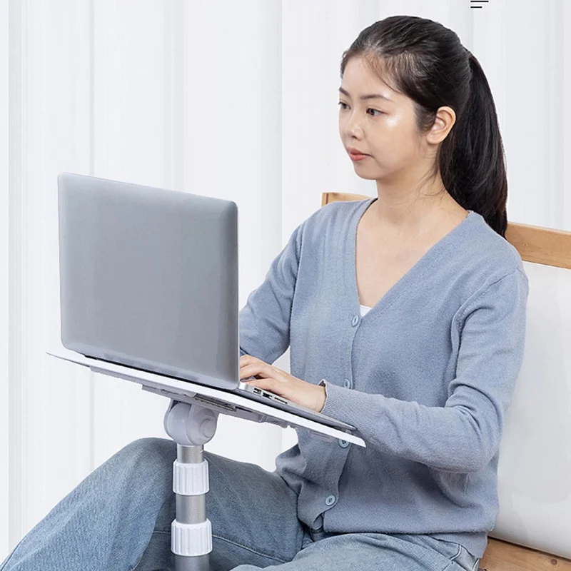 Height Angle Adjustable Book Stand Desktop Book Holder Aluminum Alloy Reading Stand for Laptops, Tablets