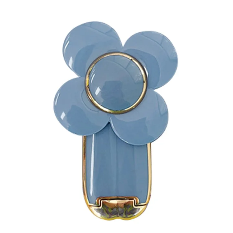 Multifunction Cartoon Windmill Mobile Phone Kickstand Adhesive Sticker Rotating Cellphone Kickstand Holder - Blue