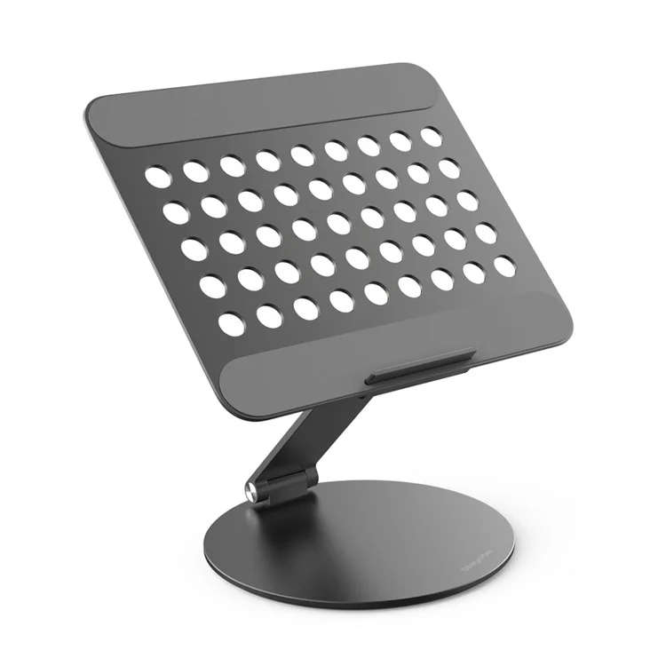 STOYOBE Laptop Stand Foldable Notebook Computer Riser Holder Aluminum Alloy Rotable Pad Support