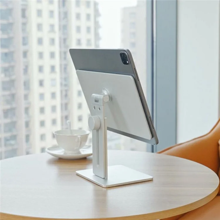 Supporto da tavolo per tablet AP-7HM per iPad Pro 11 (2018) / (2020) / (2021) / iPad Air (2020) in lega di alluminio, regolabile e magnetico
