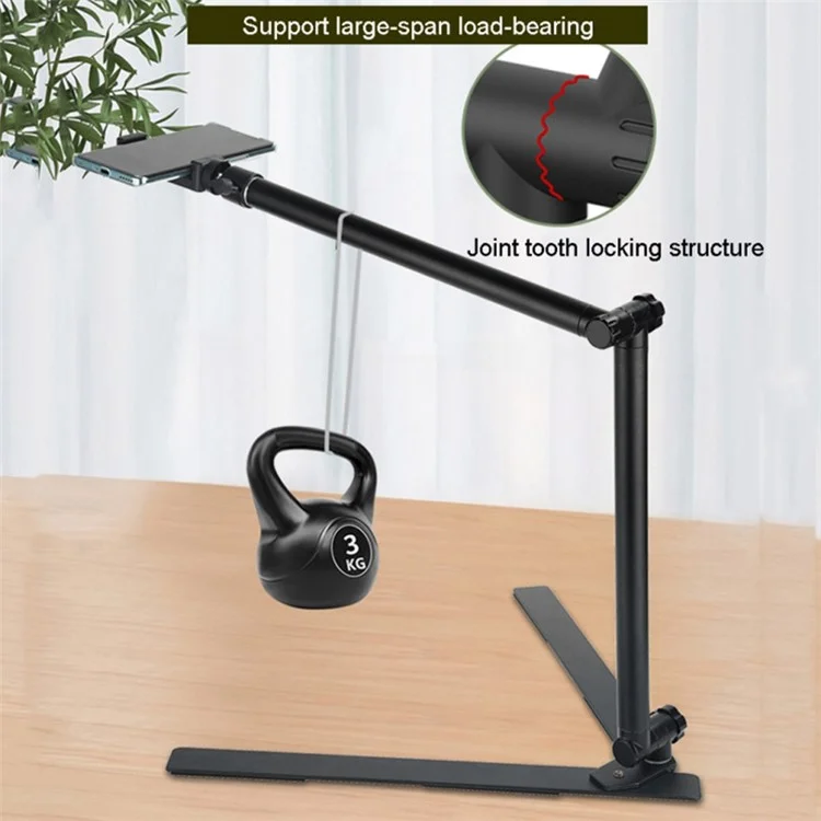 DT-06 Fill Light Table Tripod Desktop Shooting Bracket Overhead Stand for Vlog Cooking