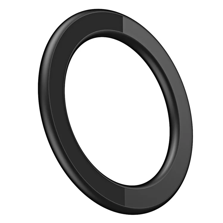 Magnetic Ring Sticker Zinc Alloy Wall Mount Magnet Phone Holder Stand Compatible with Magsafe - Black