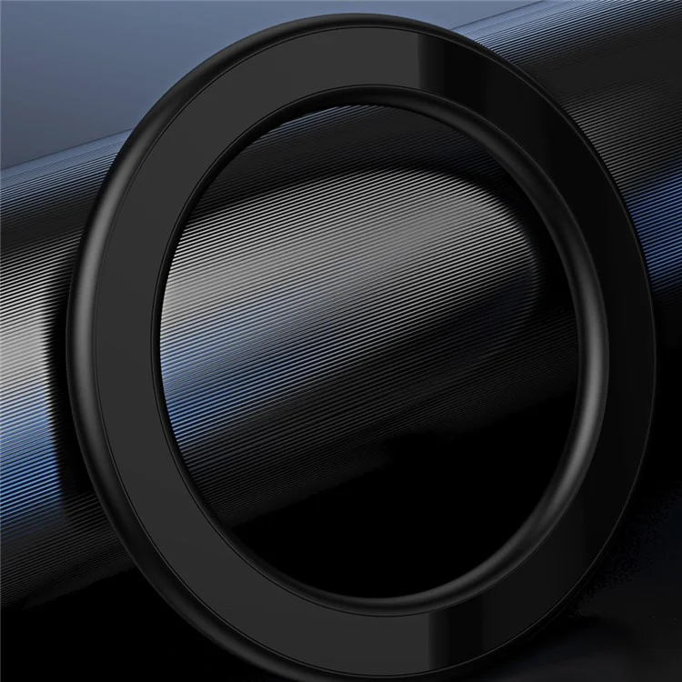 Magnetic Ring Sticker Zinc Alloy Wall Mount Magnet Phone Holder Stand Compatible with Magsafe - Black