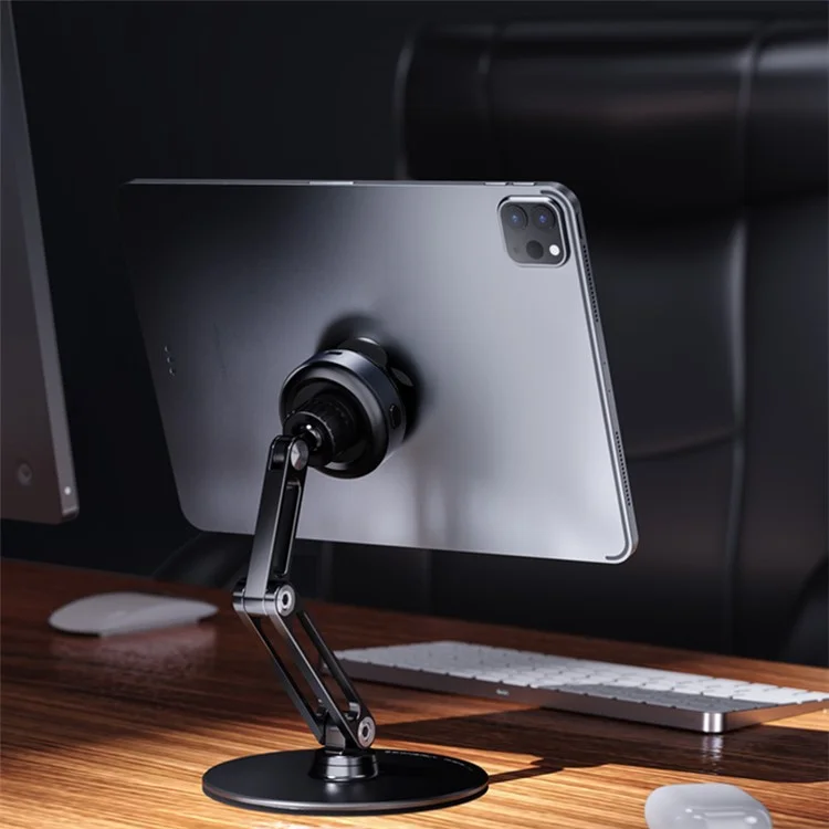 Bulk Purchasing HZ29 Suction Cup Round Rotating Phone Holder Desktop Cell Phone Tablet Folding Stand (Small) - Black