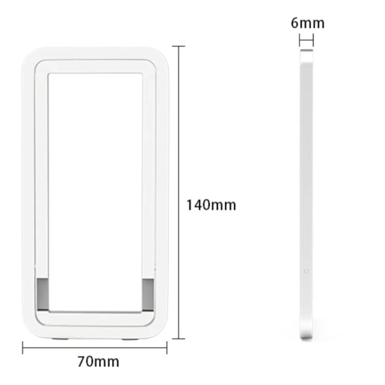 Cell Phone Stand Foldable Aluminum Alloy Adjustable Holder Phone Holder for Desk - Silver