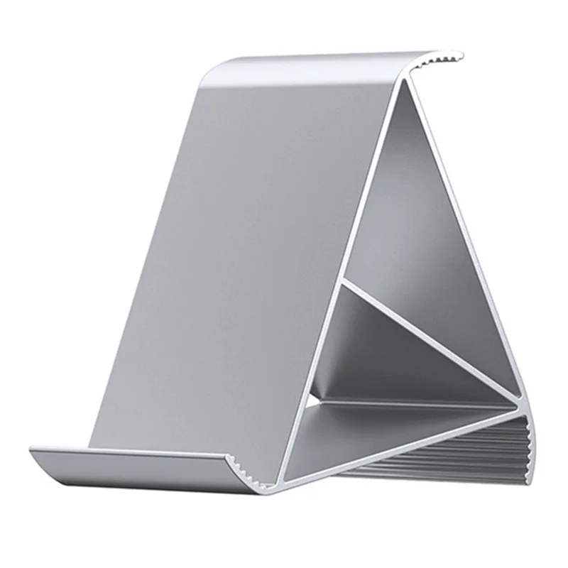 X3 Universal Mobile Phone Stand Desktop 3-Angle Adjustable Tablet Holder for 4-13 inches Devices - Silver
