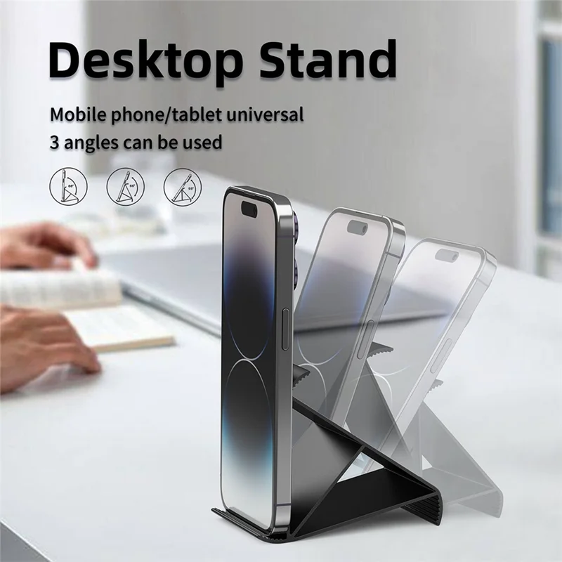 X3 Universal Mobile Phone Stand Desktop 3-Angle Adjustable Tablet Holder for 4-13 inches Devices - Silver