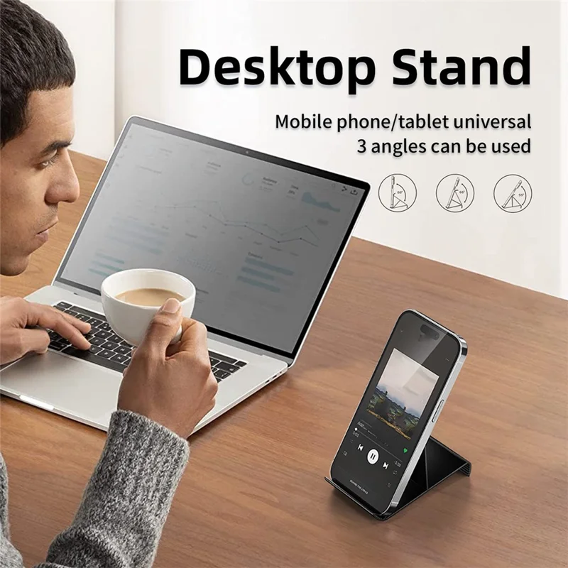 X3 Universal Mobile Phone Stand Desktop 3-Angle Adjustable Tablet Holder for 4-13 inches Devices - Silver