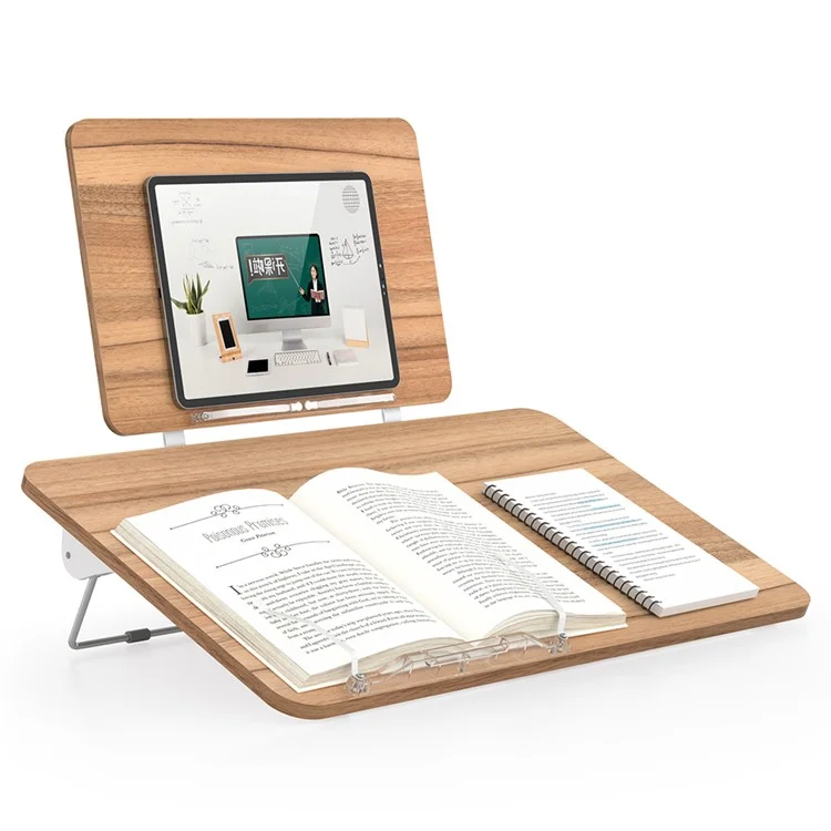 BG-5LW Desktop Laptop Stand Folding Book Holder Portable Reading Stand for Home, Dormitory