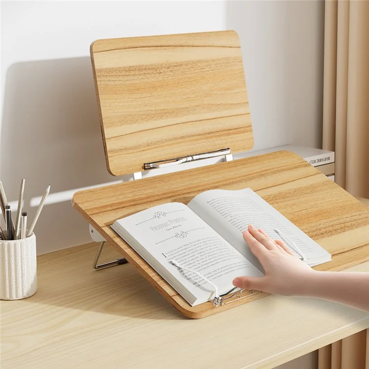 BG-5LW Desktop Laptop Stand Folding Book Holder Portable Reading Stand for Home, Dormitory
