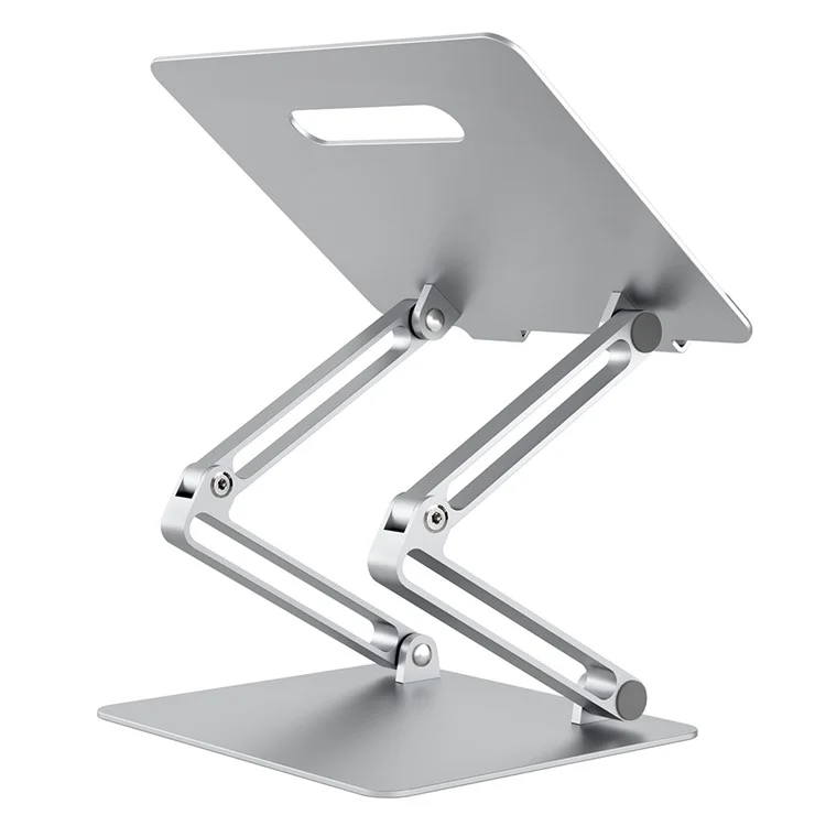 AP-2DH Folding Portable Desktop Laptop Holder for iPhone 16 / 16 Plus / 16 Pro / 16 Pro Max Multi-Angle Adjustable Aluminum Alloy Notebook Stand