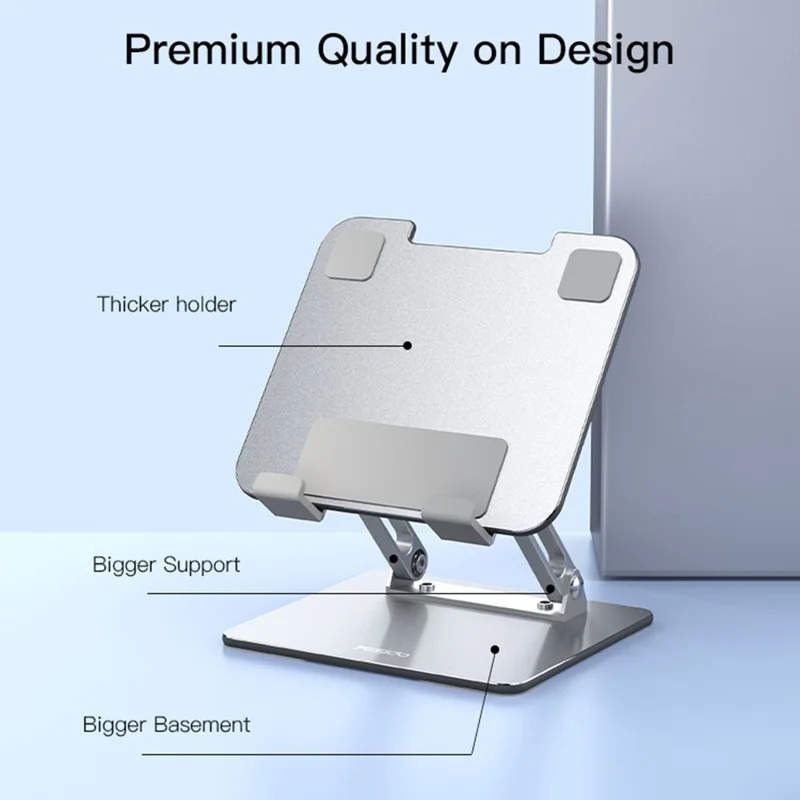 Support de Tablette en Alliage d'Aluminium YESIDO C185, Rotatif et Pliant