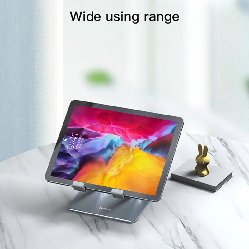 Support de Tablette en Alliage d'Aluminium YESIDO C185, Rotatif et Pliant