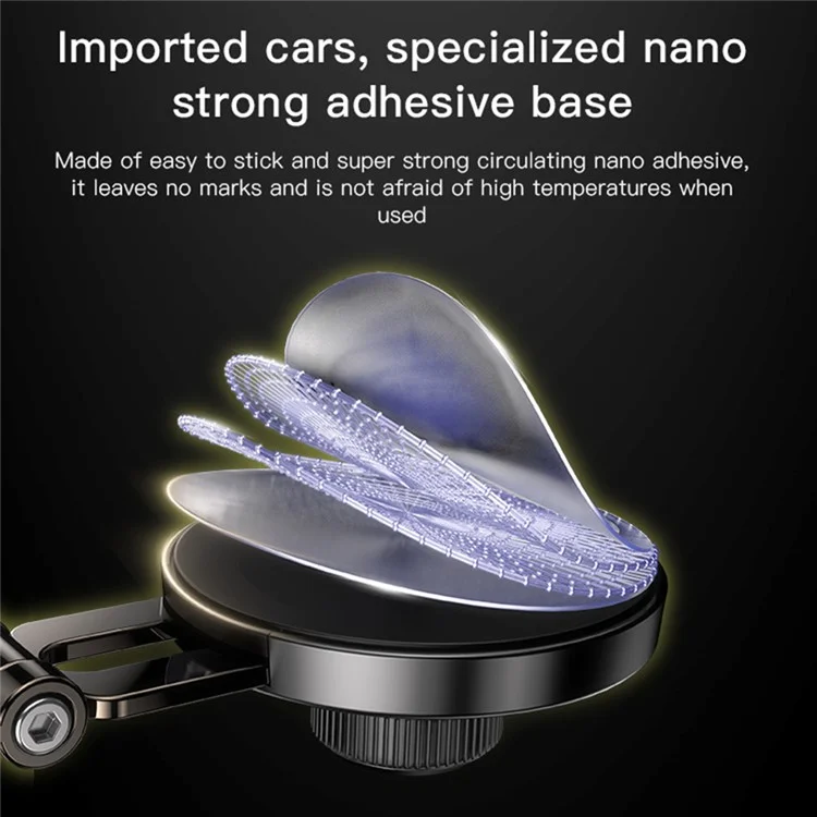 YESIDO C198 Dual Axis Adjustable Magnetic Phone Stands Suspension Screen Car Mount Phone Holder