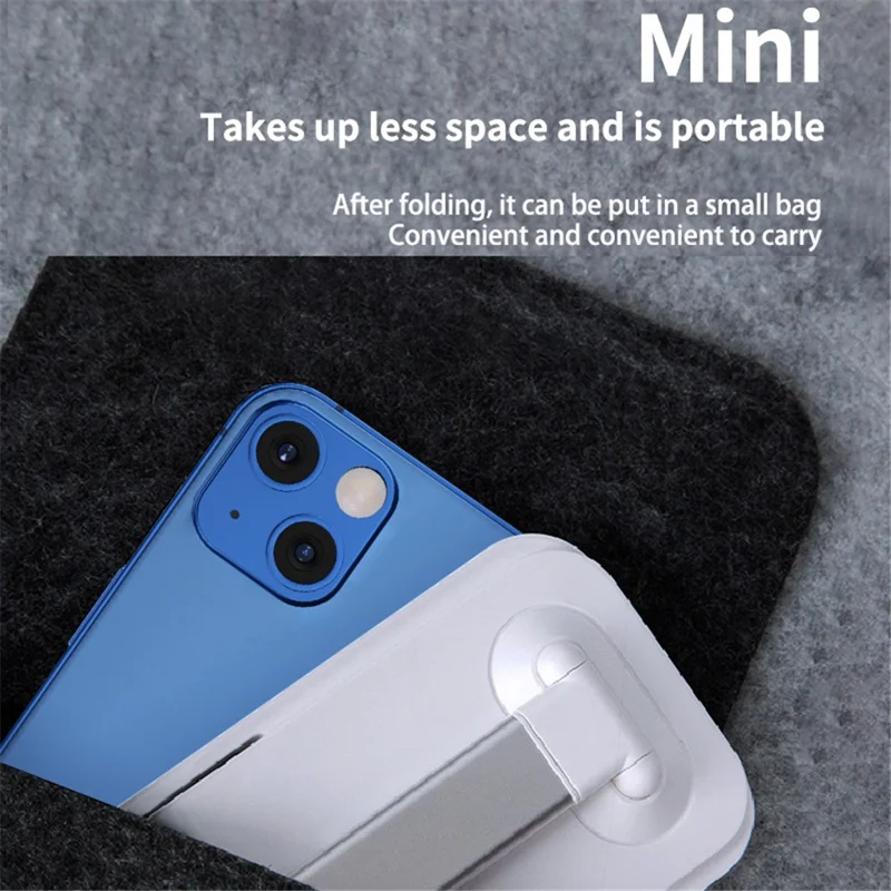 ZUZG Z16 Folding Lifting Table Stand for iPhone 16 / 16 Plus / 16 Pro / 16 Pro Max ABS Aluminum Alloy Desktop Phone Tablet Mount Holder