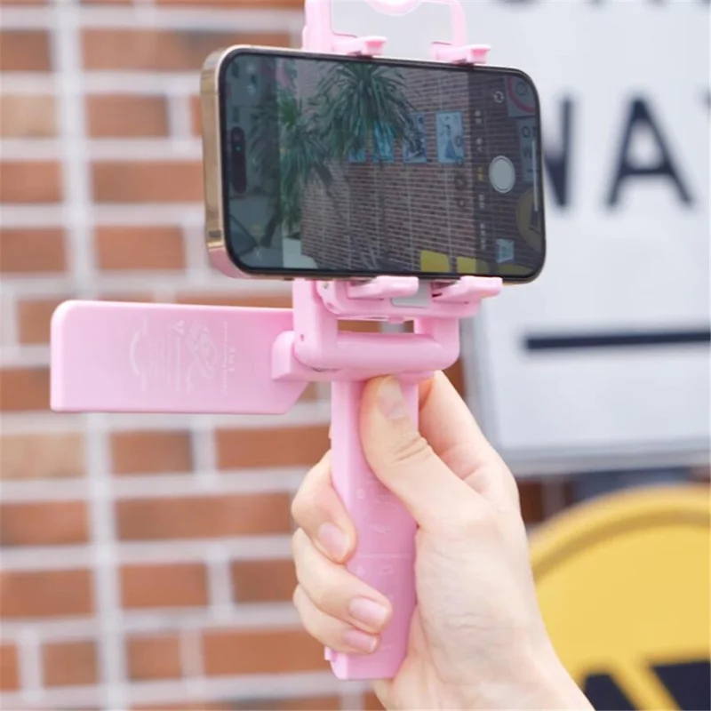 707 Cellphone Desktop Holder Mount Phone Cooler Vlogging Selfie Phone Clip Convenient for iPhone 16 / 16 Plus / 16 Pro / 16 Pro Max - Green