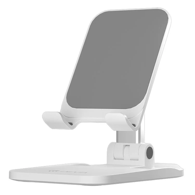 DEVIA Phone Stand Adjustable Foldable Desktop Phone Holder Tablets Cradle Dock for iPhone 16 / 16 Plus / 16 Pro / 16 Pro Max - White