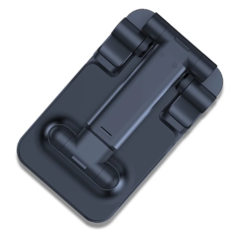 DEVIA ES054 Foldbar telefonstativ, højdejusterbart mobilholder til skrivebord til iPhone 16 / 16 Plus / 16 Pro / 16 Pro Max - Sort