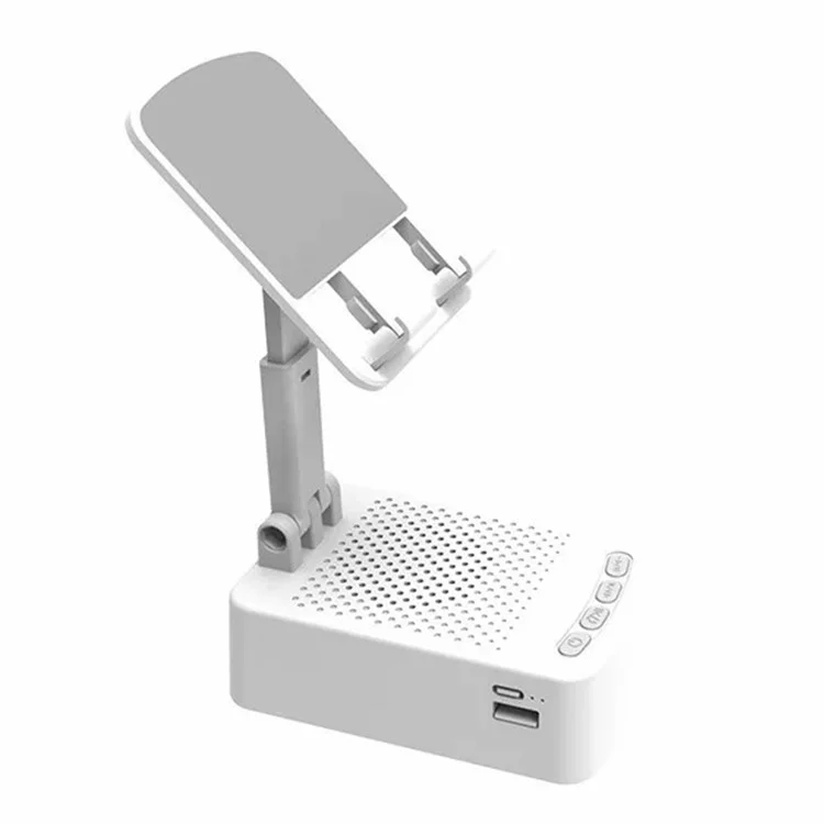 Caixa de som Bluetooth 3 em 1 com suporte para celular, banco de energia
