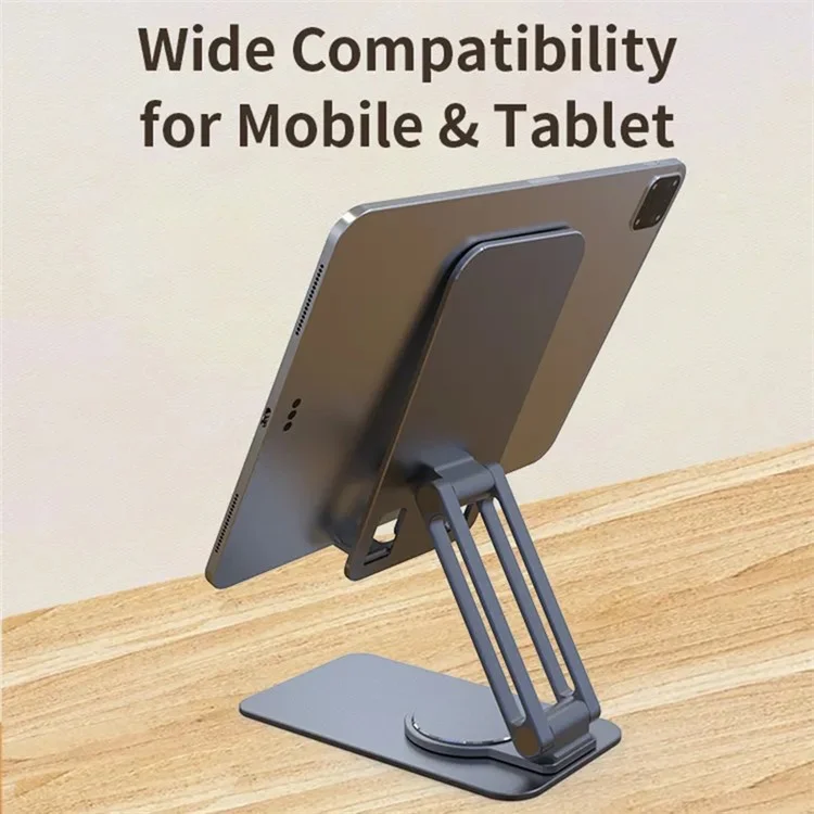 JMARY MK-60 Портативный настольный складной держатель для планшета Anti-Slip Mobile Phone Stand для iPhone 16 / 16 Plus / 16 Pro / 16 Pro Max