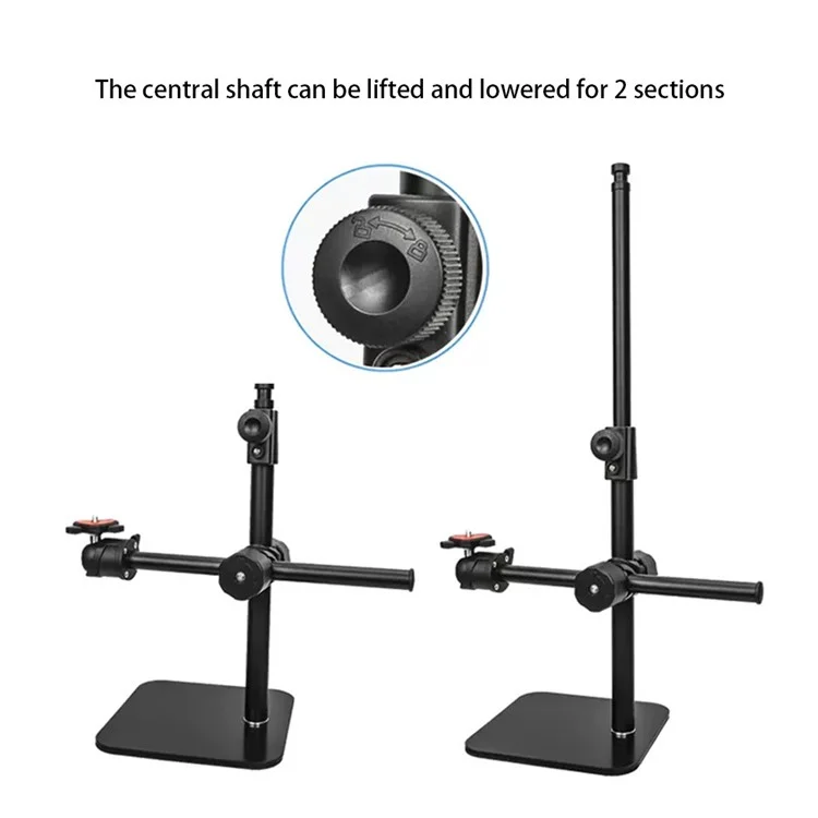 YUNTENG 808 Microphone DSLR Camera Desktop Mount Stand Table Phone Clip Holder