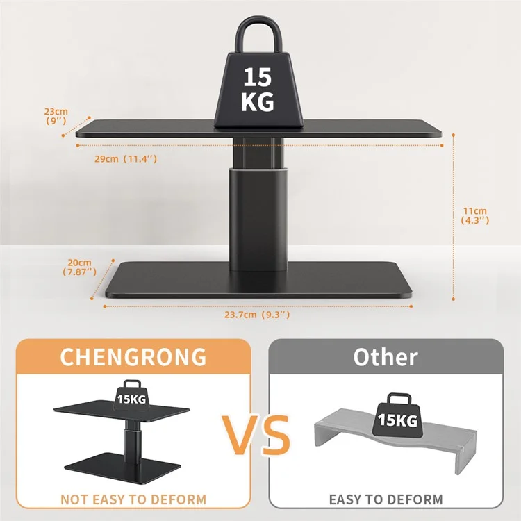 LENUO DL-202 Adjustable Laptop Stand for Desk Aluminum Alloy Laptop Riser Holder