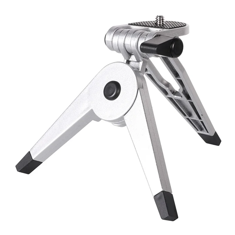 A251 For Gopro Camera Cell Phone Mount Tripod Stand Desktop Holder with 1 / 4 Inch Screw Adapter - Silver