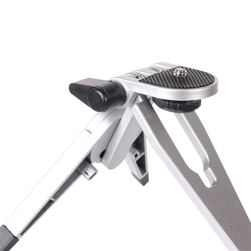 A251 For Gopro Camera Cell Phone Mount Tripod Stand Desktop Holder with 1 / 4 Inch Screw Adapter - Silver