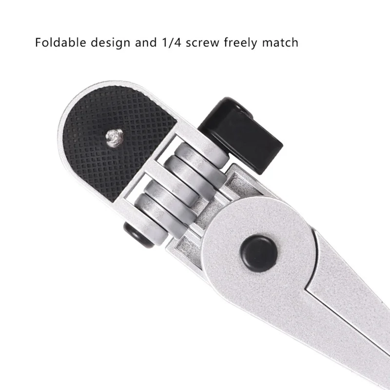 A251 For Gopro Camera Cell Phone Mount Tripod Stand Desktop Holder with 1 / 4 Inch Screw Adapter - Silver