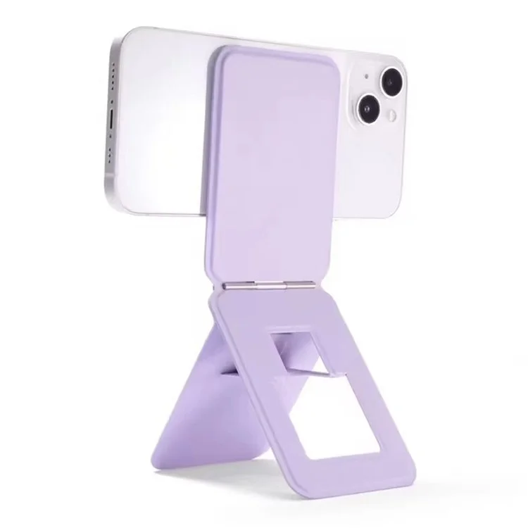 Compatível Com Magsafe Magnetic Telenting Stand Ponel Cell Phone Kickstand Desktop Mount Suport - Roxo