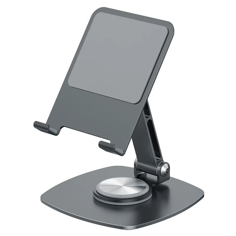 H23S Carbon Steel Cell Phone Bracket Stand Rotation Foldable Desktop Holder Tablet Stand