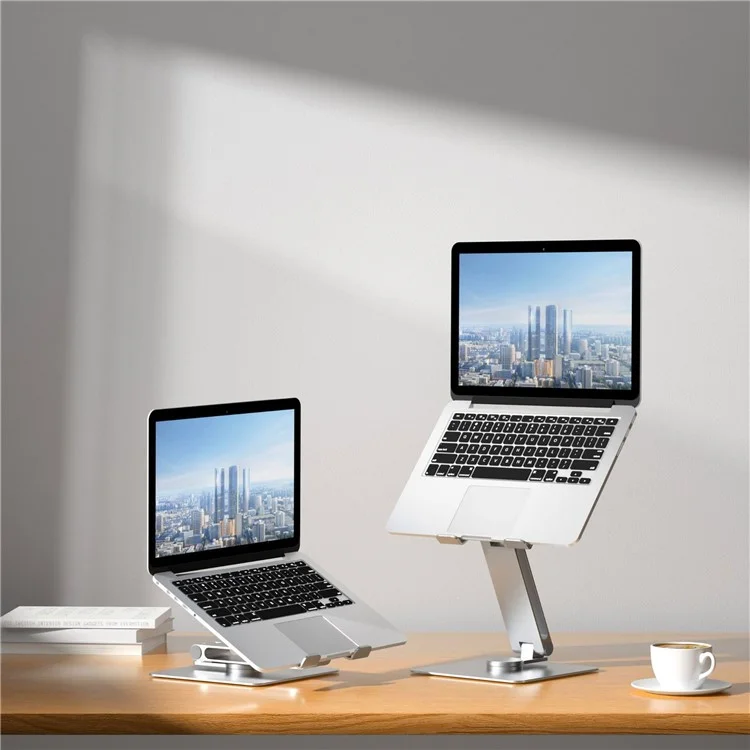 UPERGO AP-2VS Support de Laptop en Alliage d'Aluminium Pliable Rotatif pour Bureau