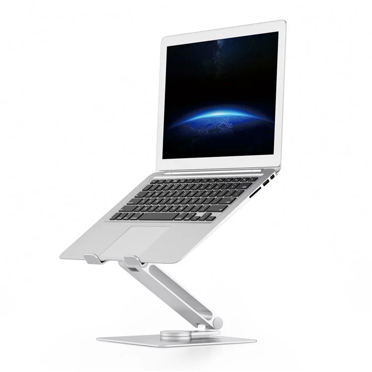 UPERGO AP-2VS Support de Laptop en Alliage d'Aluminium Pliable Rotatif pour Bureau