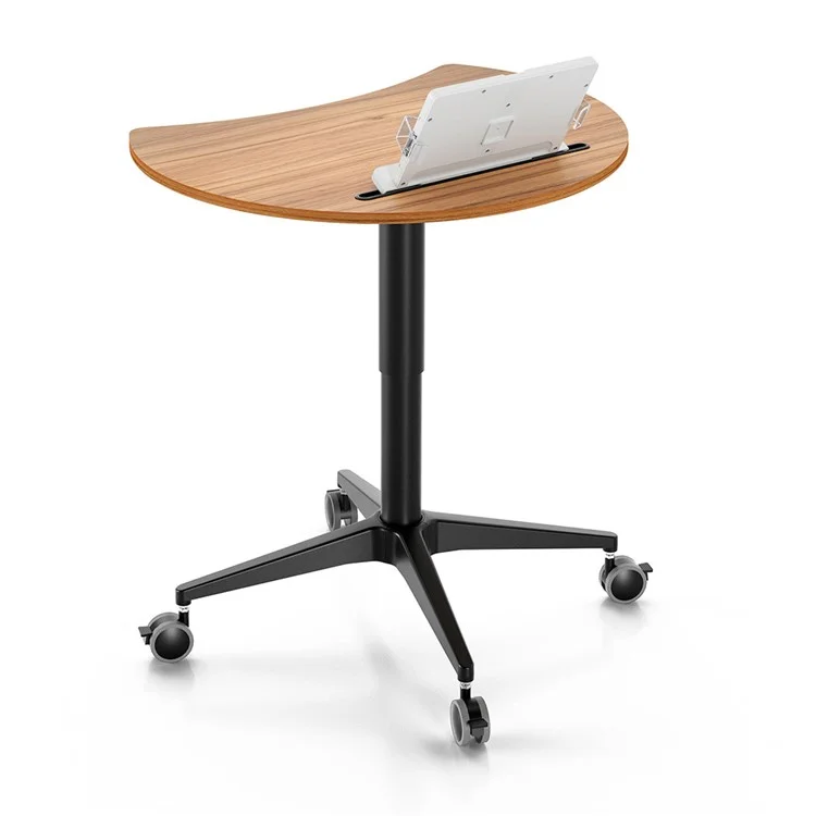 UPERGO ID-69 Children Writing Study Desk Height Adjustable Kids Building Blocks Toy Game Table - Round