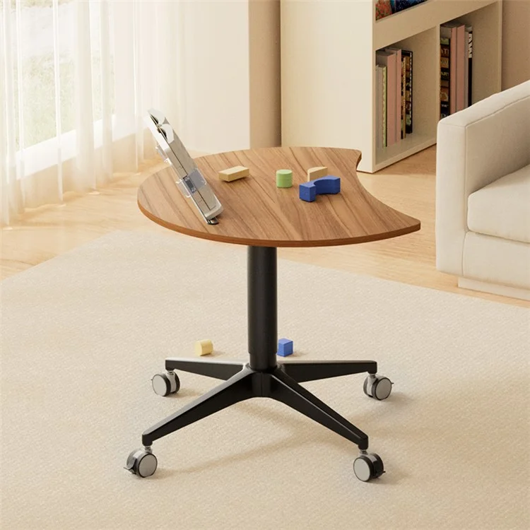 UPERGO ID-69 Children Writing Study Desk Height Adjustable Kids Building Blocks Toy Game Table - Round
