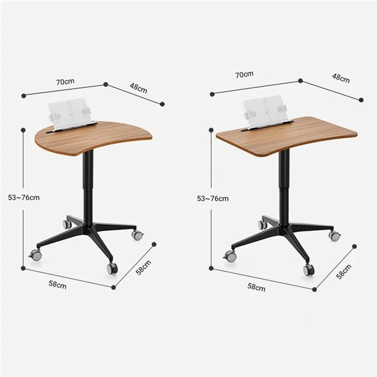 UPERGO ID-69 Children Writing Study Desk Height Adjustable Kids Building Blocks Toy Game Table - Round