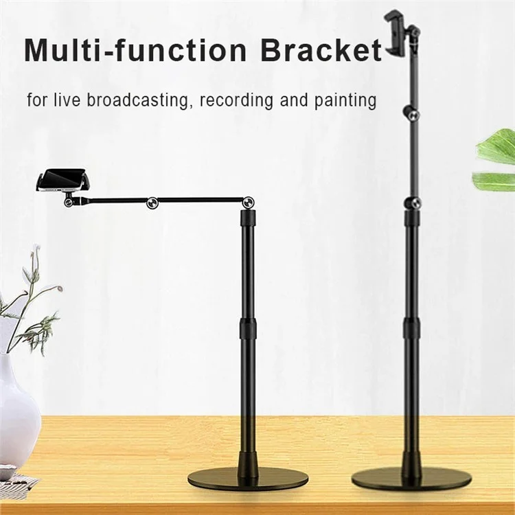 Support pour téléphone cellulaire UPERGO AP-4P Live Streaming Bracket Adjustable Phone Holer pour appareils de 4,5 à 6,5 pouces