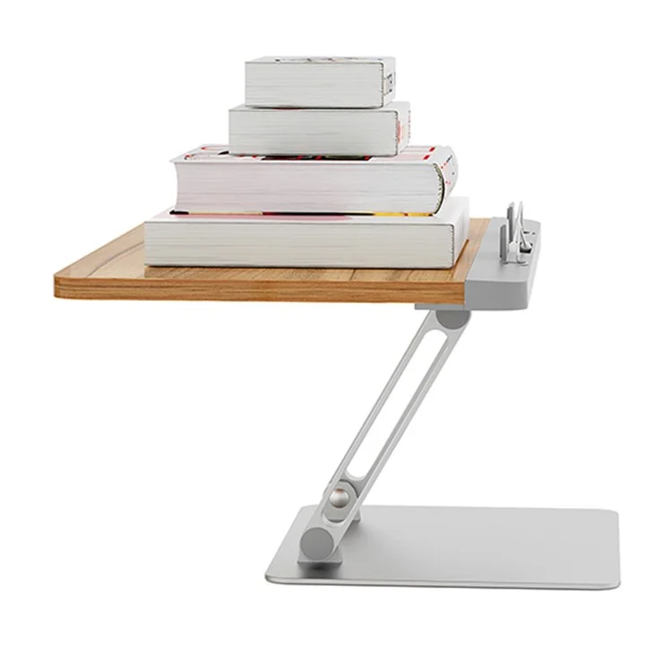 UPERGO BG-2S 360° Rotating Book Stand ABS+Aluminum Alloy Adjustable Book Holder for Reading