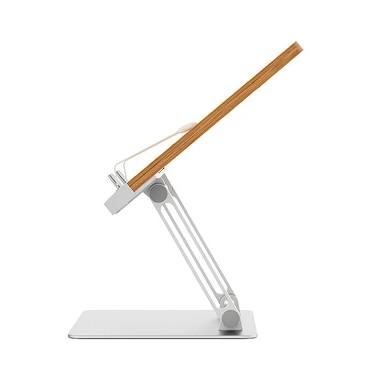 UPERGO BG-2S 360° Rotating Book Stand ABS+Aluminum Alloy Adjustable Book Holder for Reading