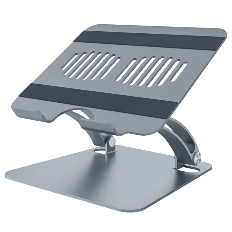 AS010-BMW Desktop Laptop Stand Holder Aluminum Alloy Notebook Computer Riser - Grey