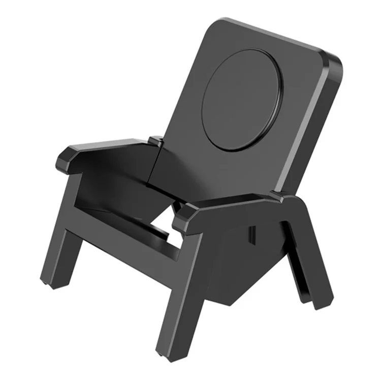 Chargeur sans fil détachable 15W Amplificateur de son Pied pour chaise (Certifié CE) - Noir