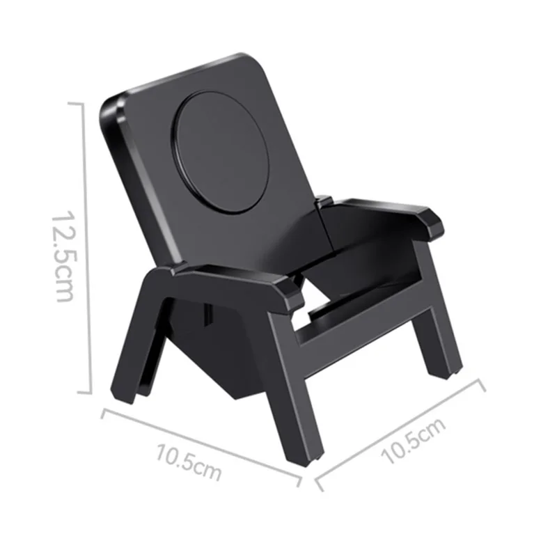 CF66 Detachable 15W Wireless Charger Stand Sound Amplifier Chair (CE Certified) - White