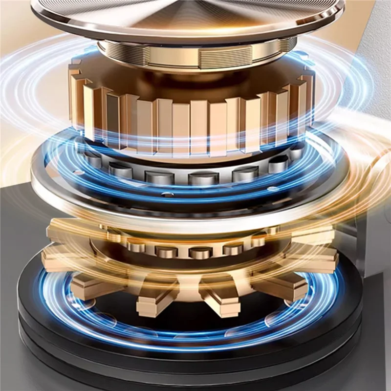 YY-027 Desktop Phone Bracket Stand 360° Rotation Foldable Desktop Holder Tablet Stand - Black