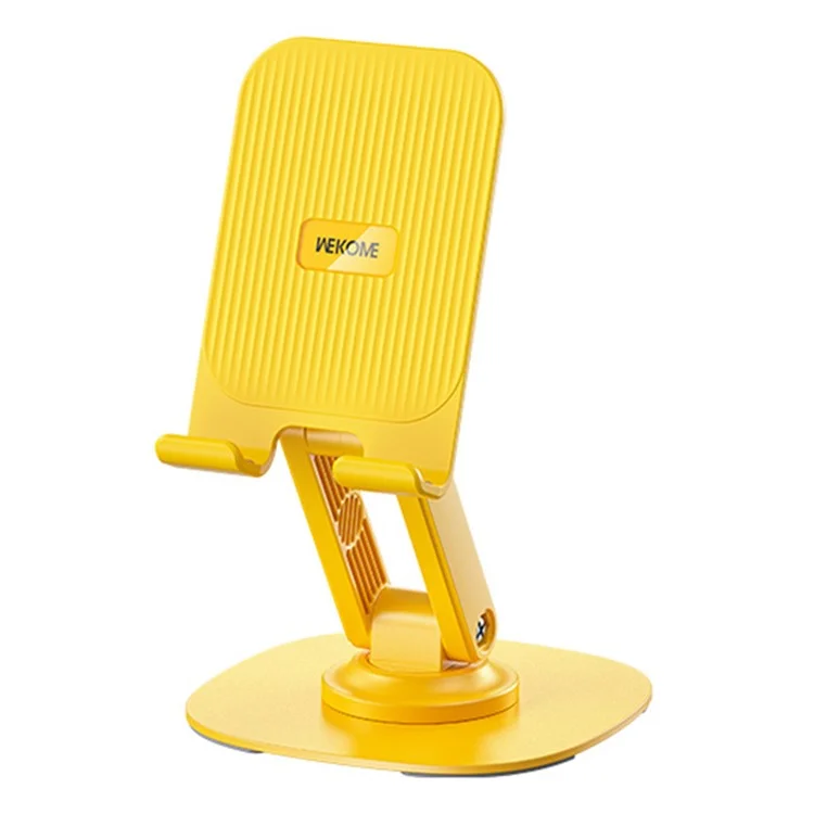 WEKOME Life Series WA-SL03 Складной телефонный держатель из ABS+силикона, вращающаяся настольная подставка-док - желтый