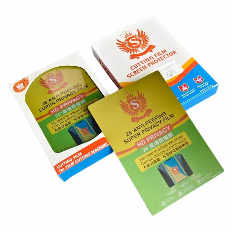 50 Pcs Privacy Screen Protector TPU HD Anti Spy Hydrogel Film Full Coverage Soft Film For Curved Screens