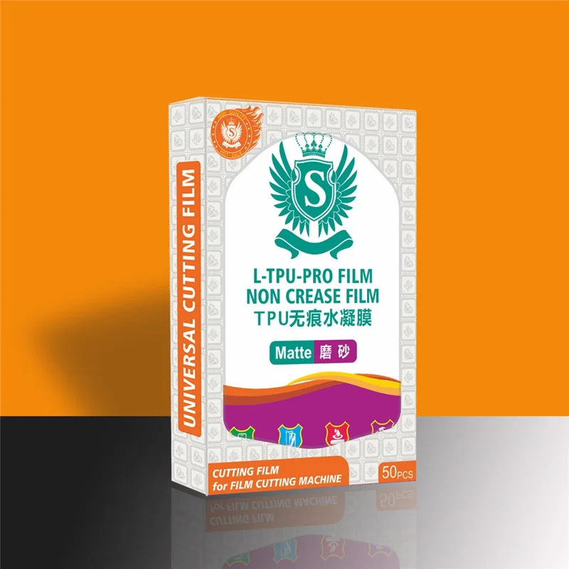 L-TPU-PRO 50 Pcs Screen Protector 4-Layer TPU Self Healing Hydrogel Film For Curved Screens - Matte