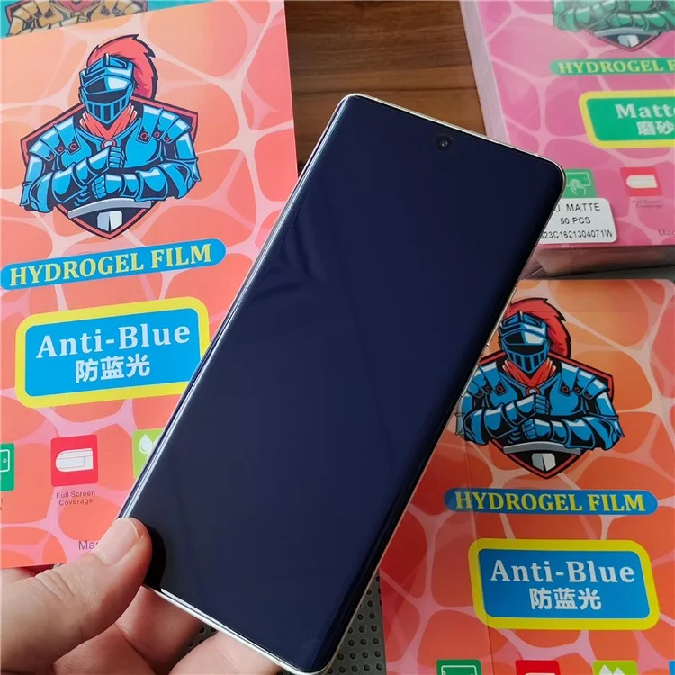 50 Pcs 8 Inch TPU Hydrogel Film Anti Scratch Screen Protector For Curved  /  Flat Screens - Anti-Blue