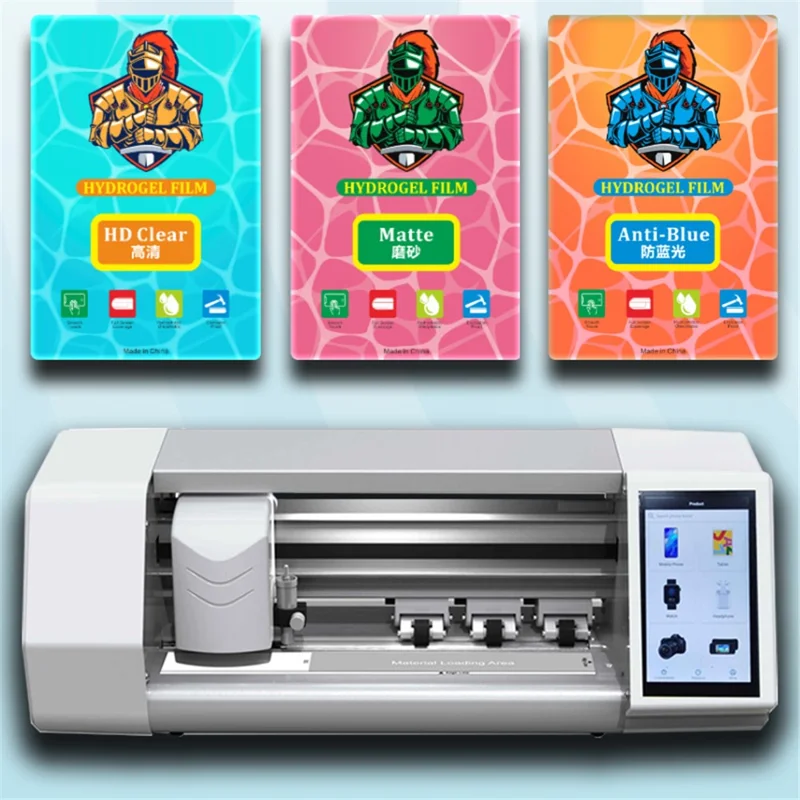 50 Pcs 8 Inch TPU Hydrogel Film Anti Scratch Screen Protector For Curved  /  Flat Screens - HD Clear