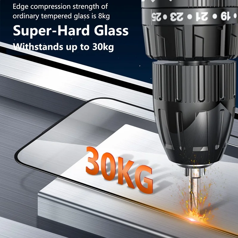 JOYROOM JR-MQS0609 For iPhone 17 Screen Protector Eye Protection 2.5D Silk Printing High Aluminium-Silicon Glass Film